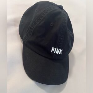 Victoria's Secret PINK Baseball‎ Cap Adjustable Logo black